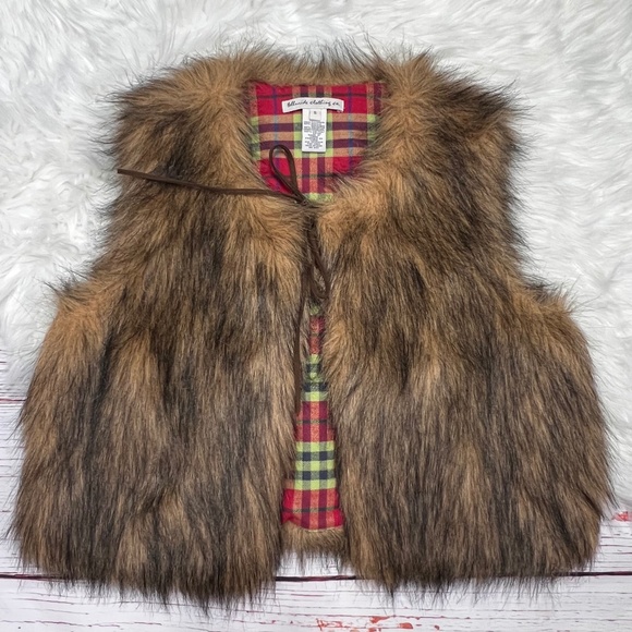 |•TELLLURIDE CLOTHING CO.•| Faux Fur Vest Size Small - Picture 1 of 3